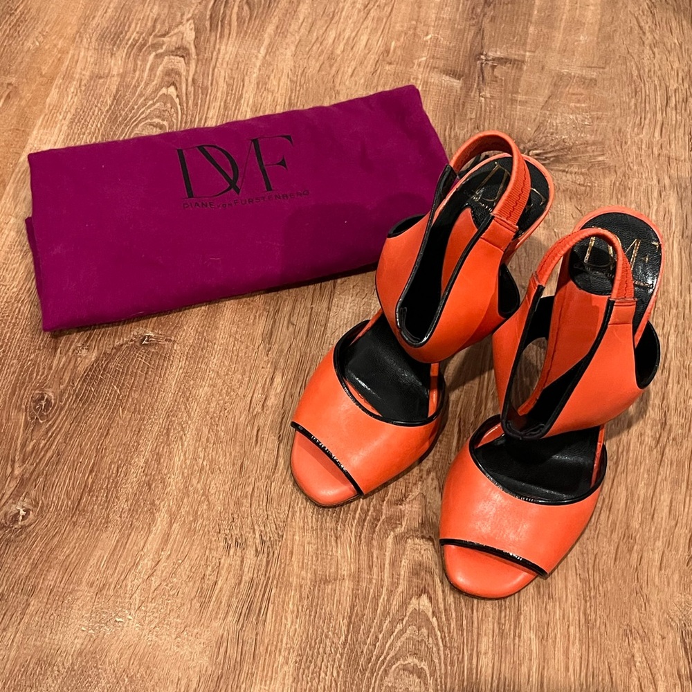 DVF open toe shoes